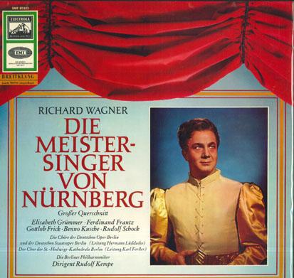 

LP Record RUDOLF KEMPE BERLINER PHILHARMONIK Wagner Die Meistersinger Von Nurnb SME80923 ELECTROLA Germany Classical Used