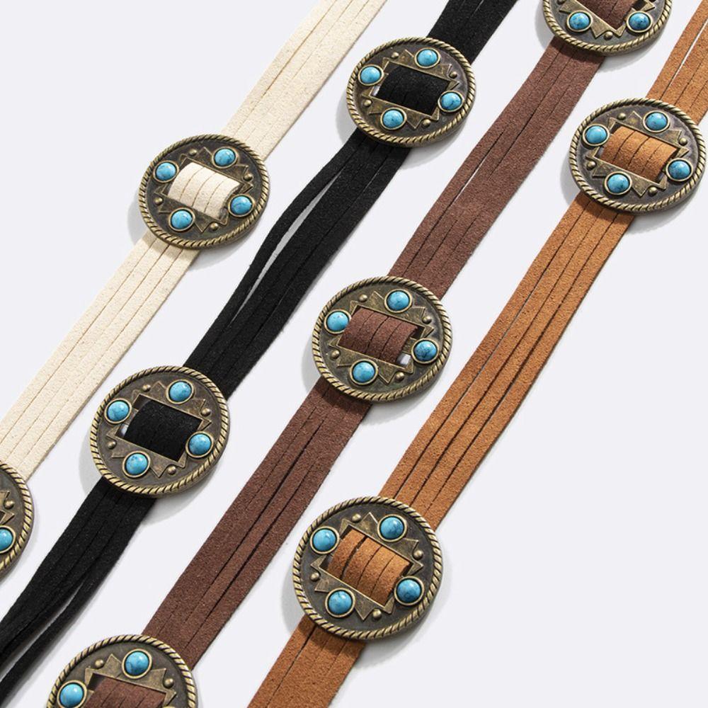 Bead Women Waist Chain Bohemian Ethnic Style Waistband Unique Braided Sash Belt  Girl