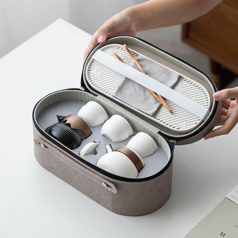 Portable Ceramic Tea Set