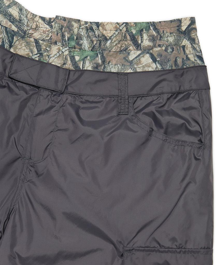 Nomaenyueol Nature Camo Layered Pants - Charcoal