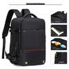 Large-Capacity Expandable Business Travel Backpack for 17.3 Inch Laptop
