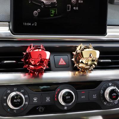 Car Bully Dog Aromatherapy Car Dog's Head Fragrance Air Interior Decoration Outlet Decoration Car Accessories Diffuser Perf V2X0