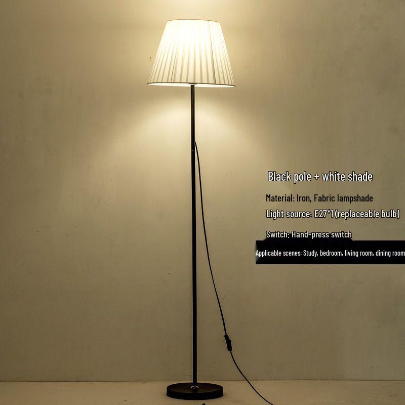 Modern LED Floor Lamp with Remote - Warm Ambient Light for Living Room, Bedroom, Bedside, and Streaming Background.