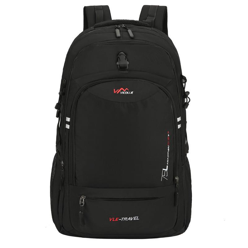 Capacity Large Zipper Schoolbag Outdoor Travel Bag Computer Unisex Backpack
