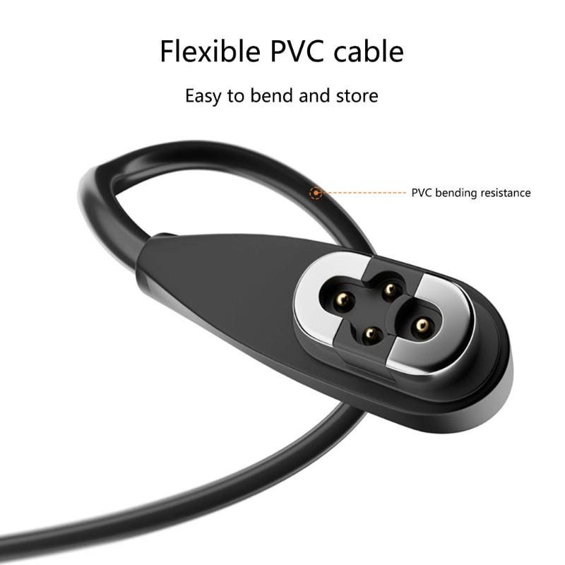 Magnetic Charging Cable 4Pin Connection Line for S710 Earphone Type C or USB Connectors Charger Cord