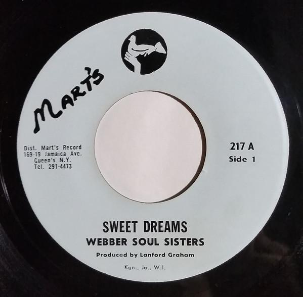 

7inch Record WEBBER SOUL SISTERS / C. WEBBER - Sweet Dreams / Why Can t I Touch Yo 217 Mart s US Reggae, Ska & Dub Used