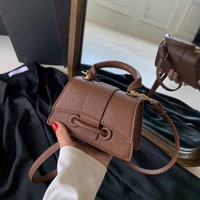 Γυναικείες τσάντες υψηλών προδιαγραφών 2024 Νέες τσάντες χειρός με πολύπλευρη υφή Μίνι χιαστί τσάντα