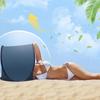 Kopfschattenzelt Sofortiges Strandzelt Kopfschattenschutz Baldachin Gesicht Kopfschattenschutz Zelt Tragbares Atmungsaktives Kleines Zelt
