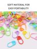 100PCS/200PCS Small Yarn Marker Color Marker Small Pin Fail-Proof Fastener Plastic Locator Buckle Colorful Paper Clip