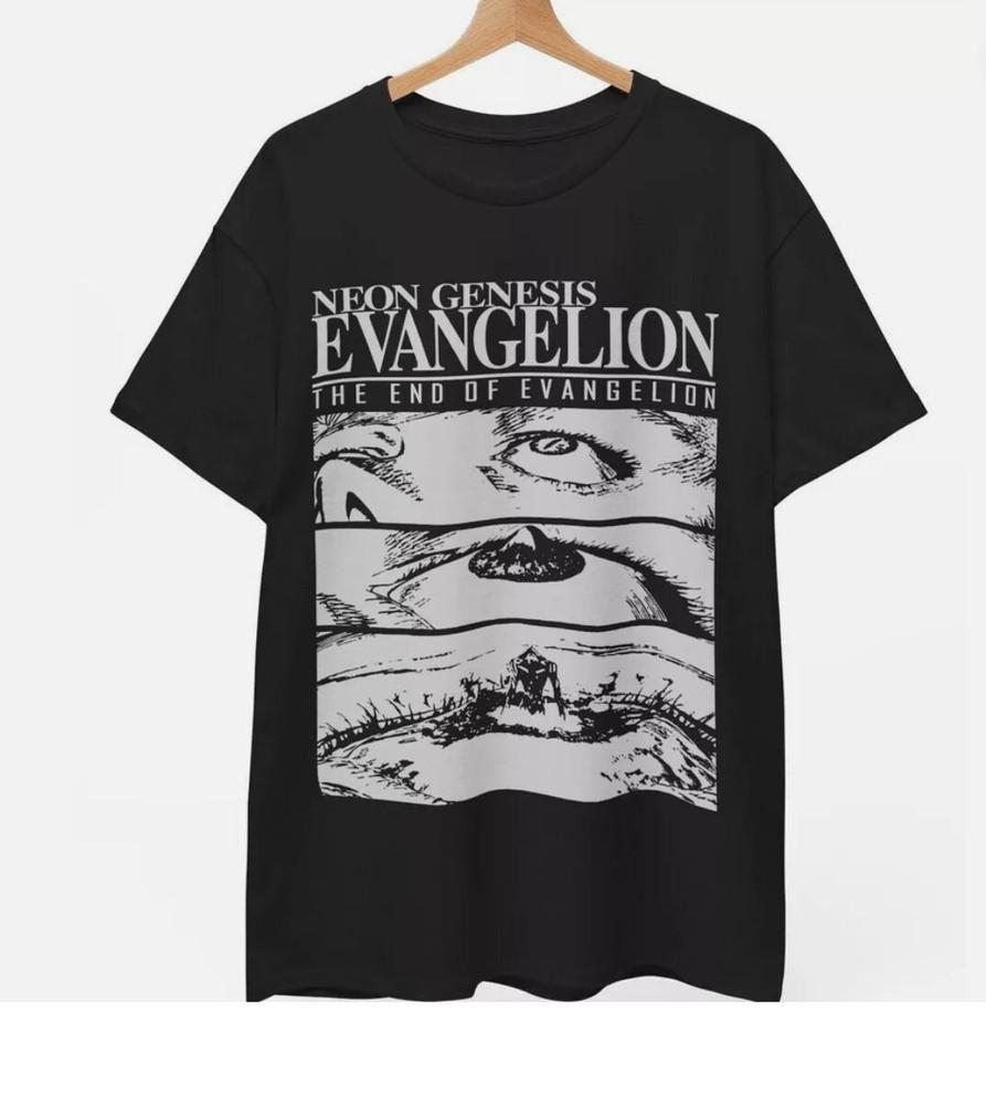 End of Evangelion Shirt Neon Genesis Evangelion Shirt Dark Anime Unisex S-5XL