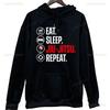 Black Hoodie Retro Jiu-Jitsu Hoodie BJJ Funny Martial Arts Fathers Day Gifts Sweatshirts Harajuku Autumn Winter Pullover Top