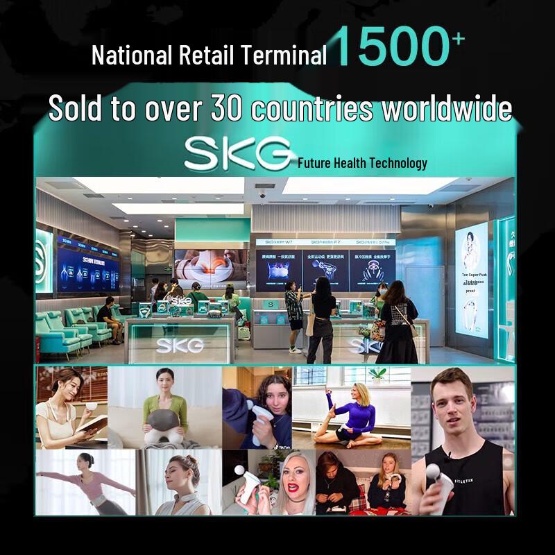 SKG Smart Neck Massager with Heat and Pulse