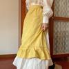 Minimalist Cotton Apron With Ties For Cooking And Baking Home Use
