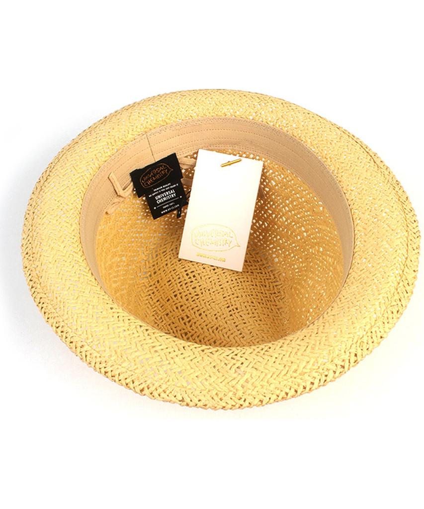 Yunibeosyeolkemiseuteuli Punk Simple Beige Summer Fedora