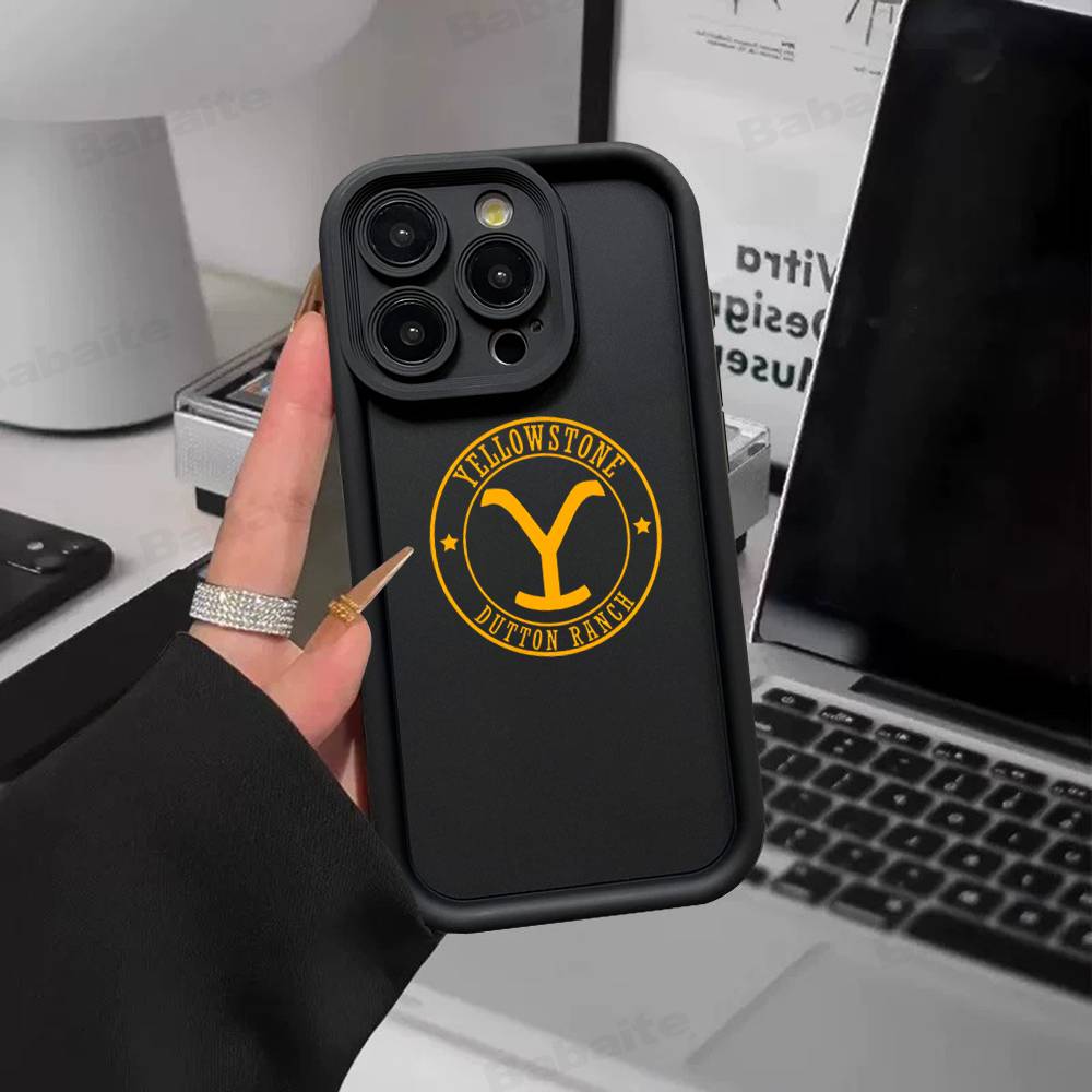 Y-Yellowstone Logo Phone Case For IPhone 17 16 E 15 14 13 12 11 Pro Max Plus Back Cover