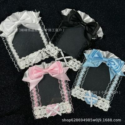 Ins Lace Goo Card Set High Value Butterfly Simple Handmade DIY Original Niche Goo Card Set Lace Finished Product In Stock