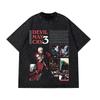 Washed TShirts Eat Your Protein Aot Eren Yeager Attack on Titan Hip Hop Cool T-Shirts Streetwear Tee Shirt Men Women 2026 Summer