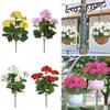36cm Silk Flower Wedding Bouquets Fake Flower Decorative Flower Artificial Begonia Flower  Bridal
