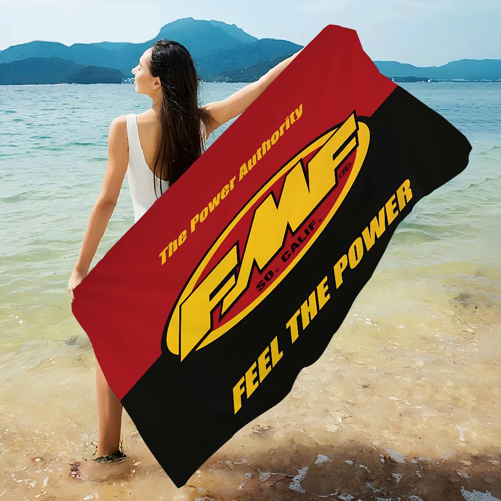 Shanika Chen Girls Fmf Racing Logo Beach Towel Colorful Bath Towels For Microfiber Quick Dry Sand Free Beach Yoga Spa Gym Pool