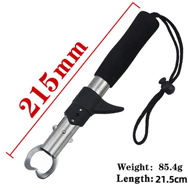 Anti-Rust Fishing Lip Gripper Clamp with Weight Scale Fish Grabber Tool for Beginner Enthusiasts