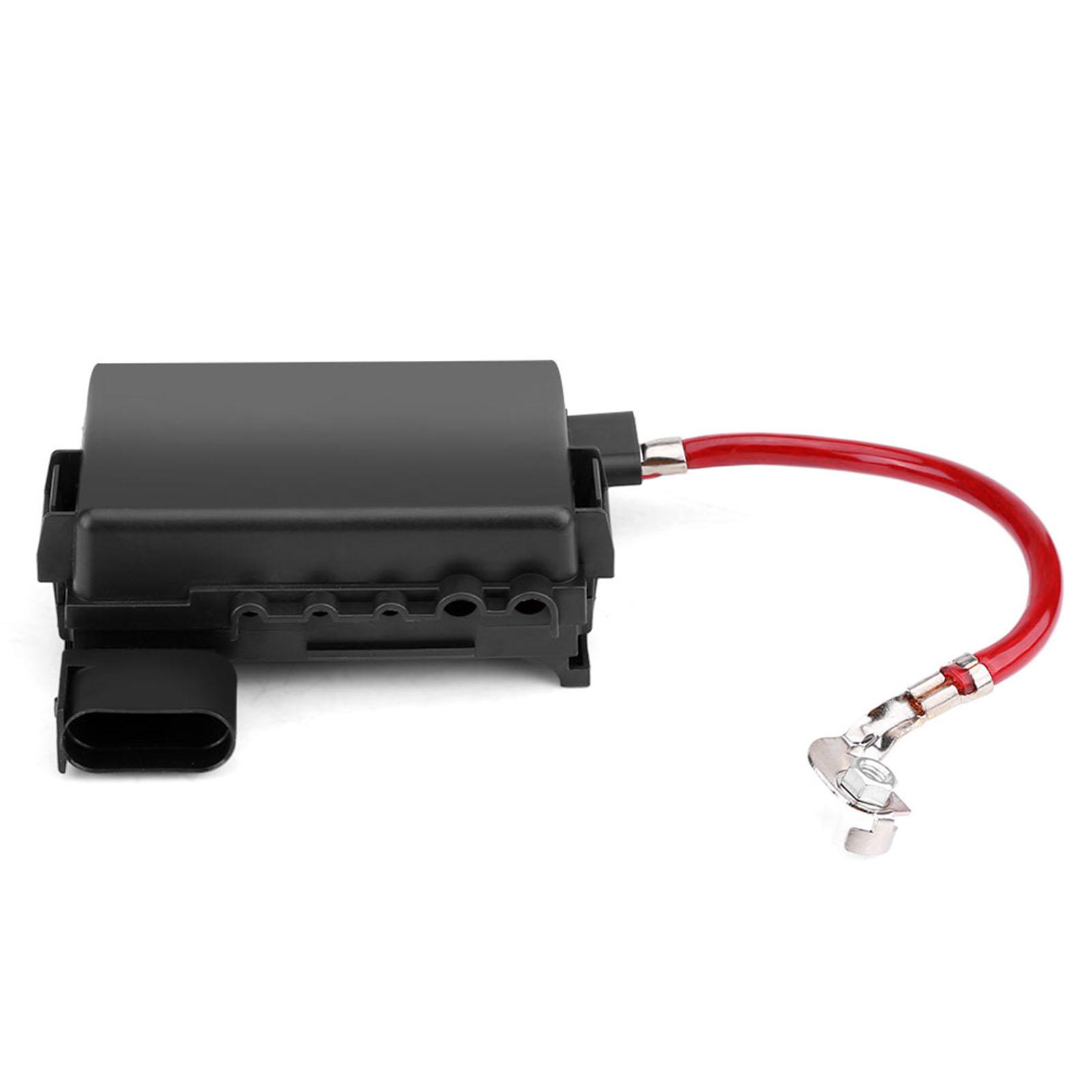 

Car Battery Fuse Box Holder Terminal for Bora MK4 99‑04 1J0937550A чёрный