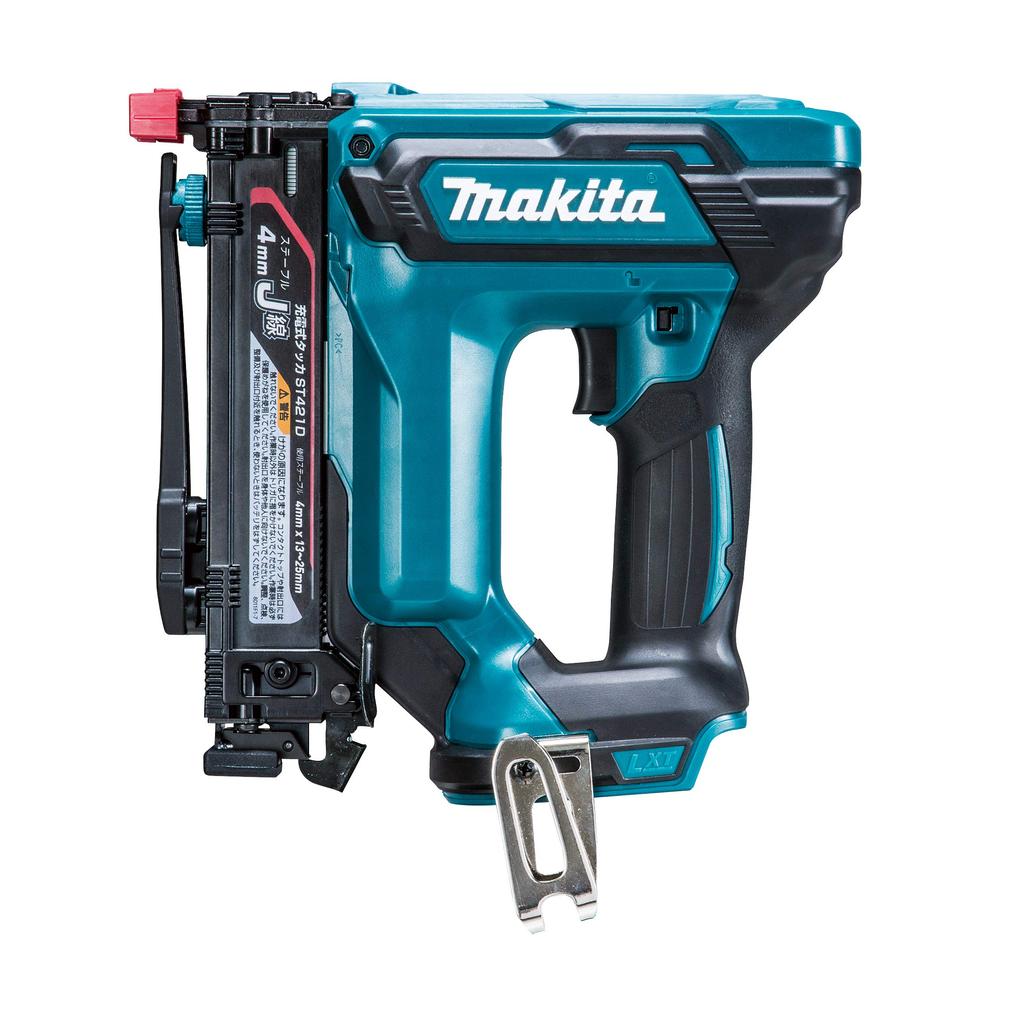Makita Wiederaufladbarer Tacker 18V, Koffer inklusive ST421DZK, Akku/Ladegerät separat erhältlich,