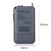 HRD-104 Digital Mini Pocket AM FM Radio with LCD Display 40mm Driver Speaker