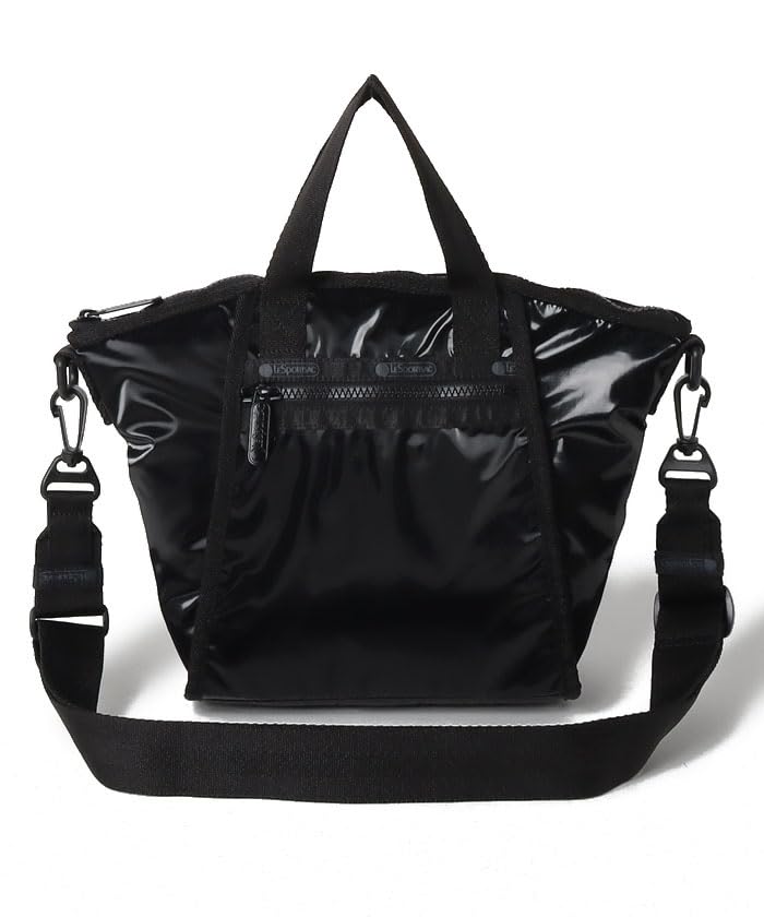 

Official Tote Bag TOP HANDLE CONV Black Shine [LeSportsac] TOTE/1402 Women s