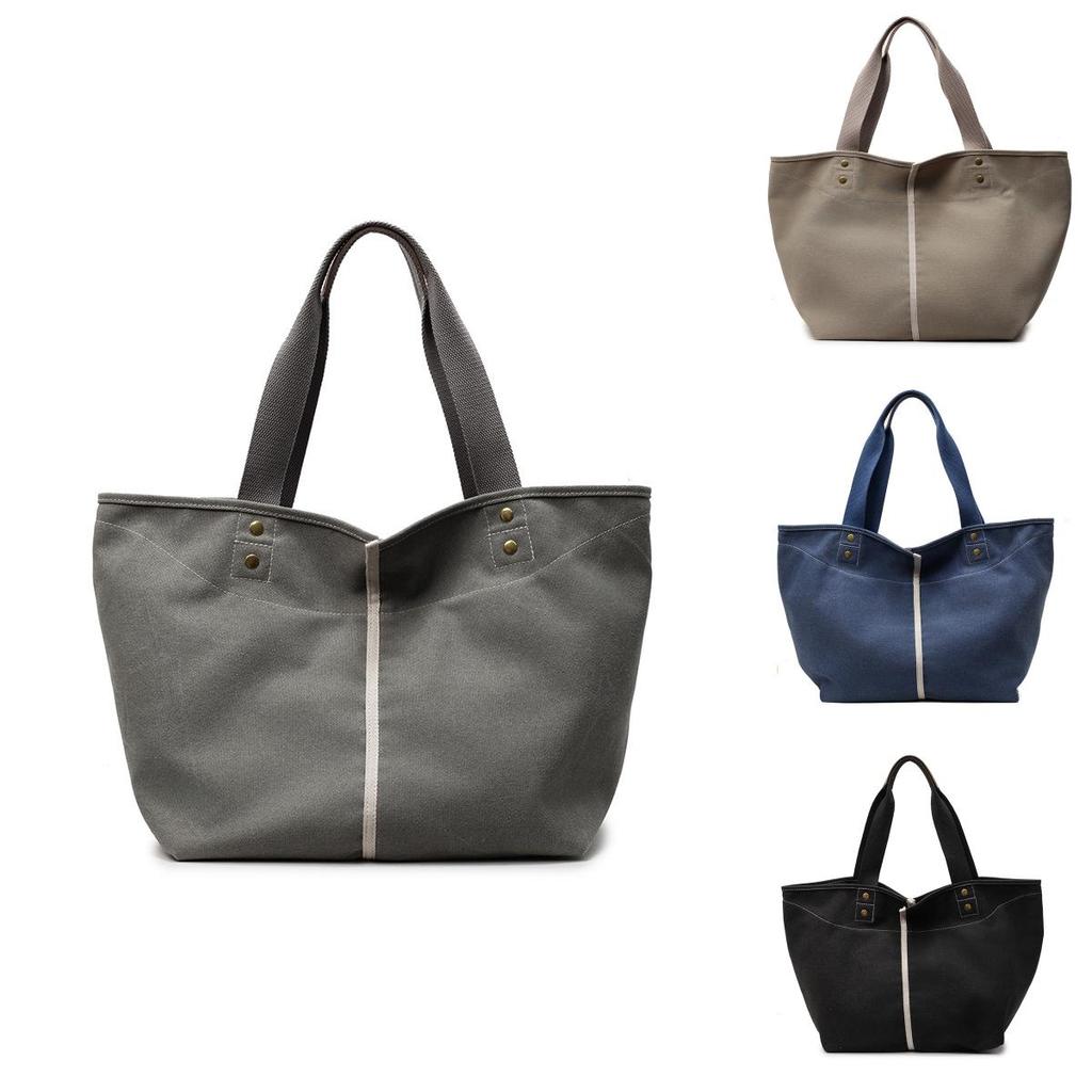 Canvas Bag For Women With Large Capacity Minimalist Style For Work And School