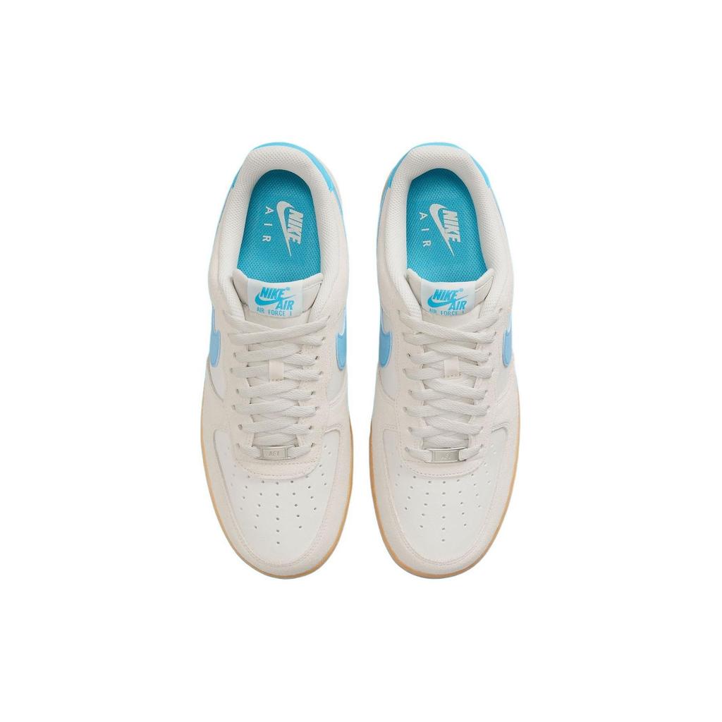 Nike Air Force 1 07 LV8 Gum Pack - Phantom Baltic Blue Men Sneakers Cream Gum-Yellow Summit-White FQ8714-003
