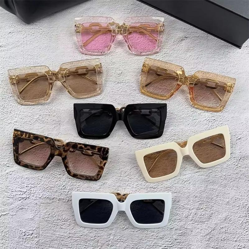 Oversized Sunglasses Woman Brand Designer Vintage Square Sun Glasses Female Big Frame Shades Uv400