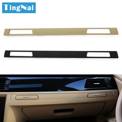 LHD Car Front Dashboard Water Cup Holder Surround Panel Decoration Cover Trim Strip For BMW 3 Series M3 E90 E91 E92