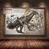 Modułowy Płócienny Ark Survival Evolved Obrazy Malarstwo Gra Survivalowa Wystrój Domu Druk Plakat Dinozaura Salon Nowoczesna Sztuka Ścienna