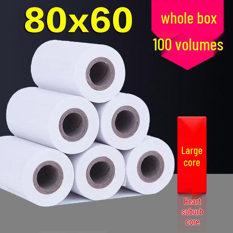 Thermal Receipt Paper Rolls - 57x50mm & 80x80mm for Cash Registers and Printers