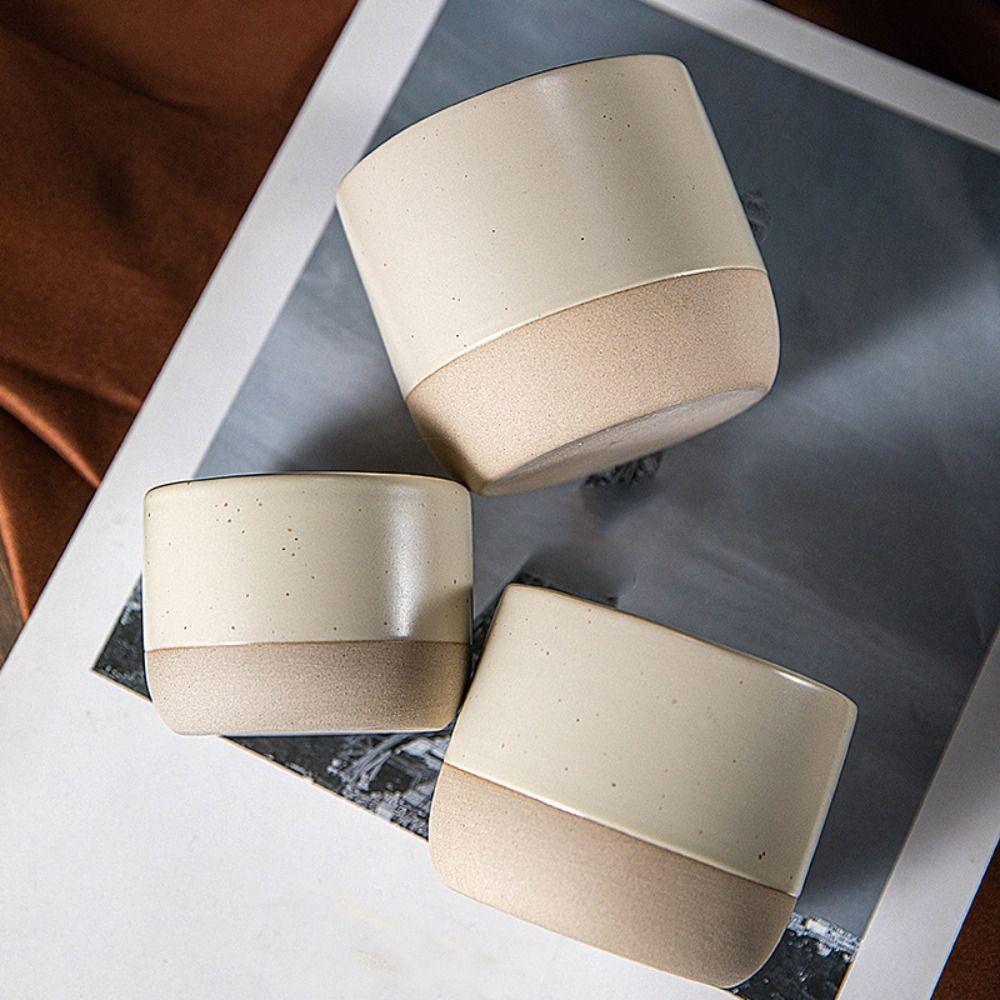 Tazza da Caffè Vintage in Ceramica Tazza da Espresso in Stile Giapponese Tazza da Matcha per la Casa Ristorante