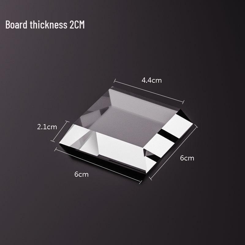 Transparent Acrylic Cube Display Stand for Cosmetics, Perfumes, and Figures.