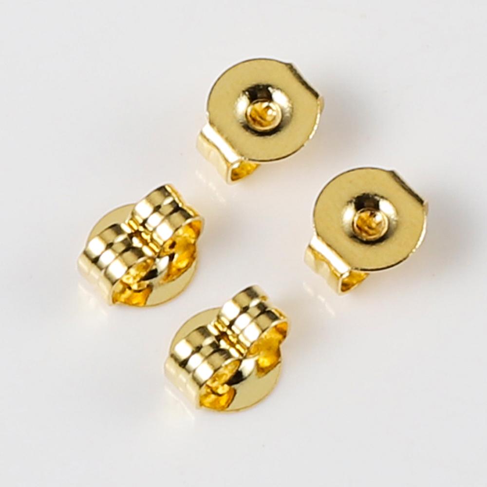 50pcs Stainless Steel Ear Stoppers Earrings Back Butterfly Ear Nuts Stopper for Jewelry Making DIY Components Findings Bulk