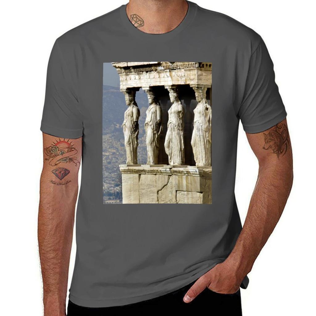 The Porch Of The Caryatids Of The Erechitheion Tshirt Big And Tall Basic Tee Shirt Tshirt