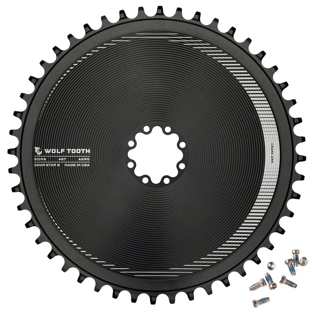 Wolf Tooth Direct Mount Aero Aynakol Dişlisi SRAM için 46T 8 Cıvata