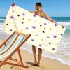 Whimsical Starlit Dreams Print Beach Towel, Quick Drying, Suitable for Travel, Outdoor Sports, Jogging, the Beach and Swimming, Gift