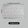 Kewen Transparente Lineale & Multi-Ellipsen Zeichenschablonen für Architektur & Technische Zeichnung
