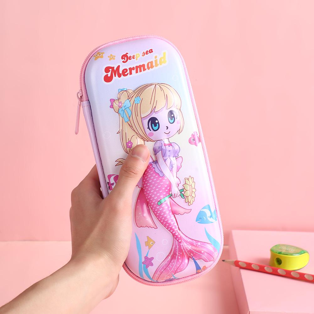 3D Cartoon Pencil Case - Cute, Large Capacity Stationery Bag for Kids, Boys & Girls
