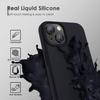 Slim-Fit for iPhone 14 Case,Skin Soft Liquid Silicone,Sturdy Hard Frame Shockproof Cover with Anti-Scratch Microfiber Lining,Full Protection for
