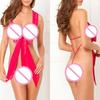 Sexy Lingerie Underwear Big Bowknot Sleepwear Backless Pajamas For Women