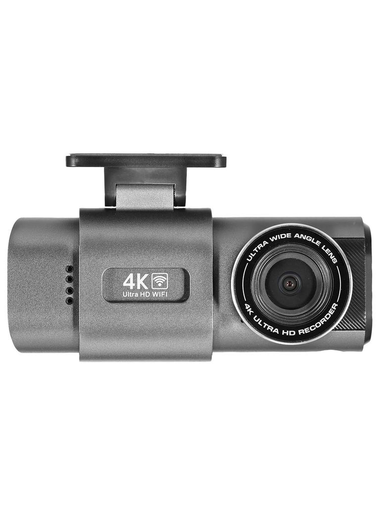 Car dashcam with rearview camera, Wi-Fi, 2160P 4K HD.