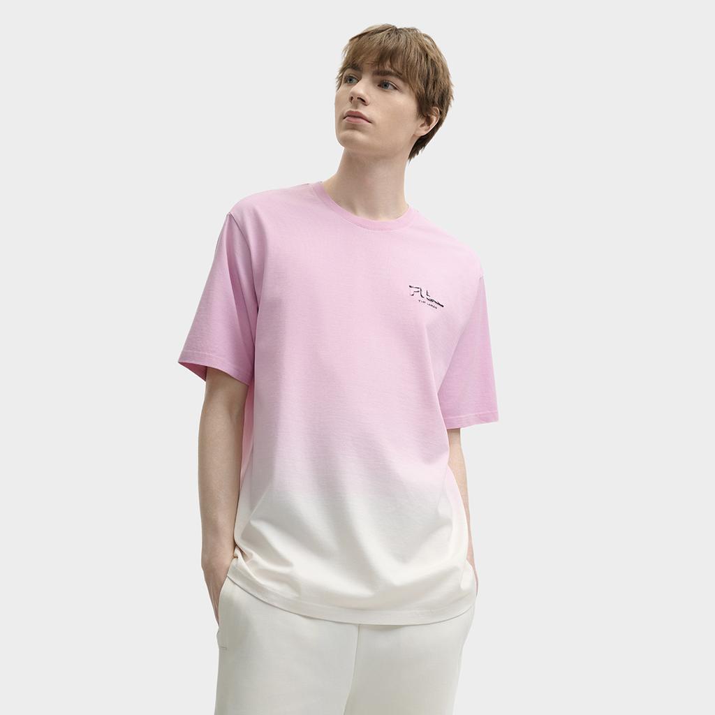 Men's T-Shirt FILA ORIGINALE T Shirt Unisex Flesh Pink
