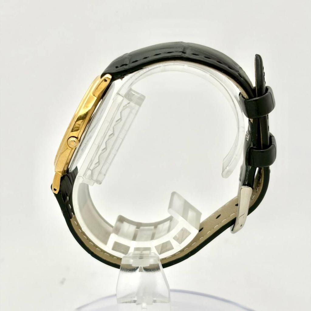 SEIKO Spirit Watch Gold 411283 New Strap [New Battery] Men's 5E21-6C00