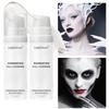 White Liquid Foundation Pure White Toning Cream Foundation, Face & Body Painting Product for Cosplay, Mardi Gras and Carnival