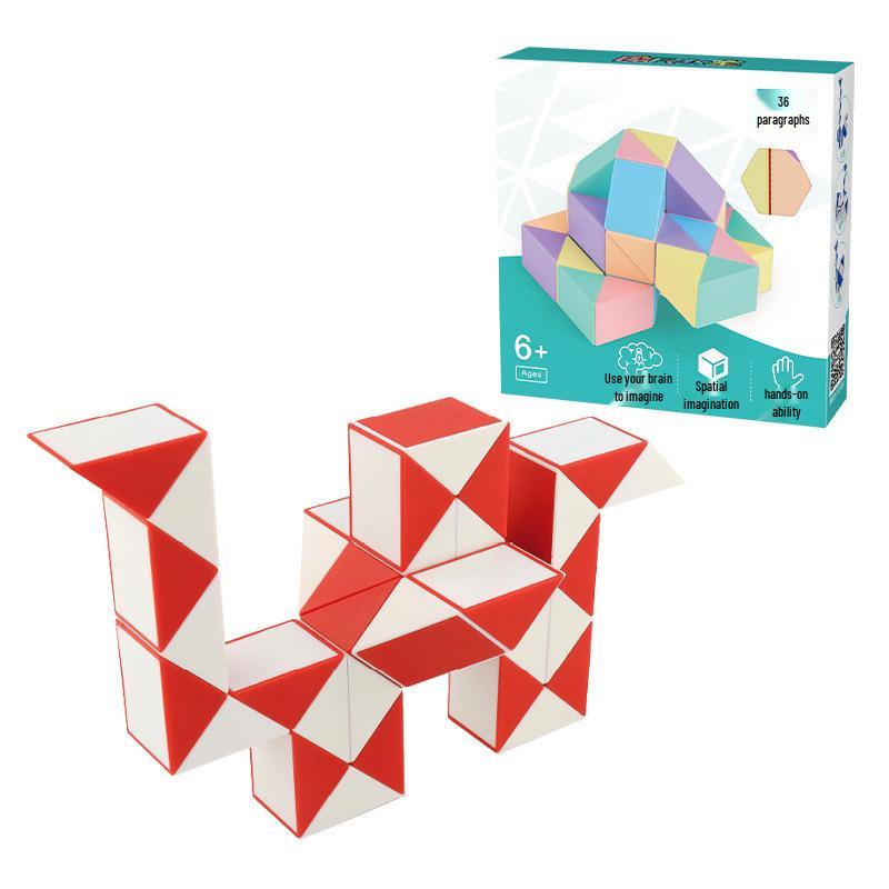 Macaron Magic Cube Set: 24, 36, 48, 60, 72 Sections - Children's Educational Toy Ruler