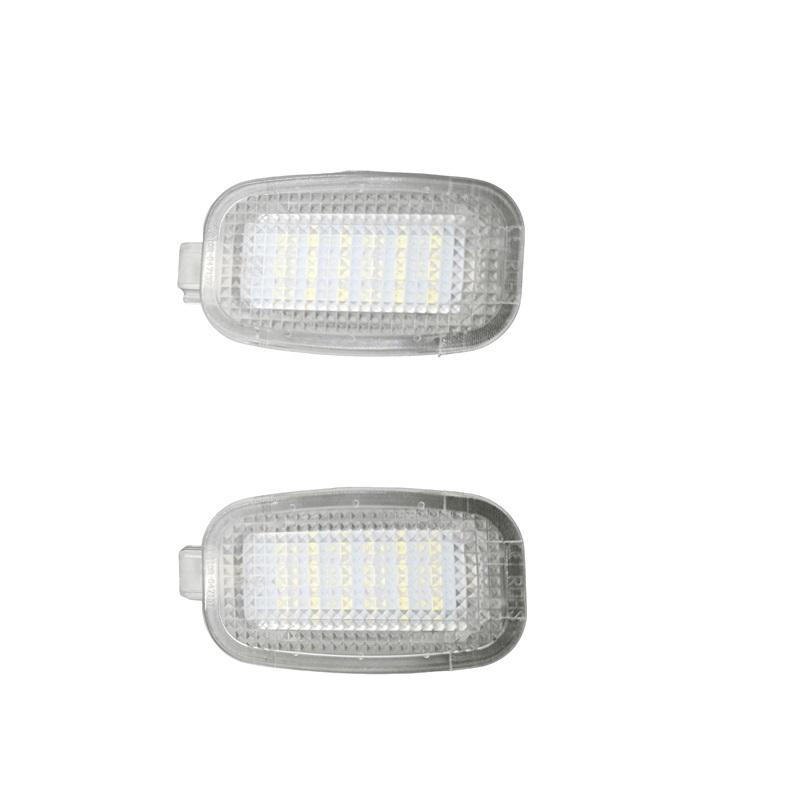2x LED Courtesy Door Footwell Luggage Trunk Light For Mercedes Benz W204 W216 W212 C207 X204 GLK W221 R230